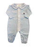 Babygrow azul com risquinhas