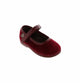 Merceditas bordeaux com velcro